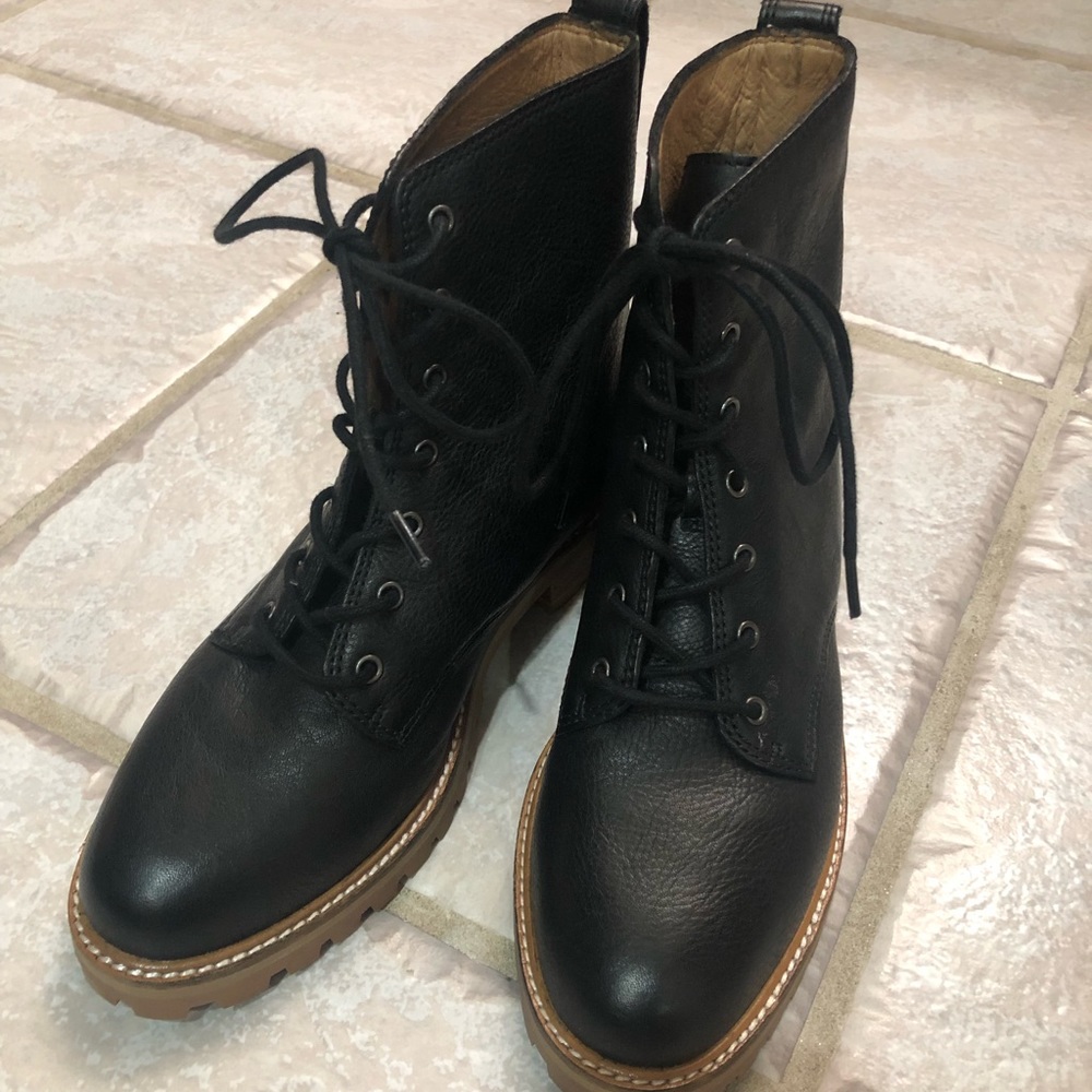 Madewell Clair lace-up leather boots - Picture 10 of 11